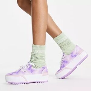 Vans Era Stacked Platform Gradient Sneakers In Lavender Men's 3.5/Women's 5